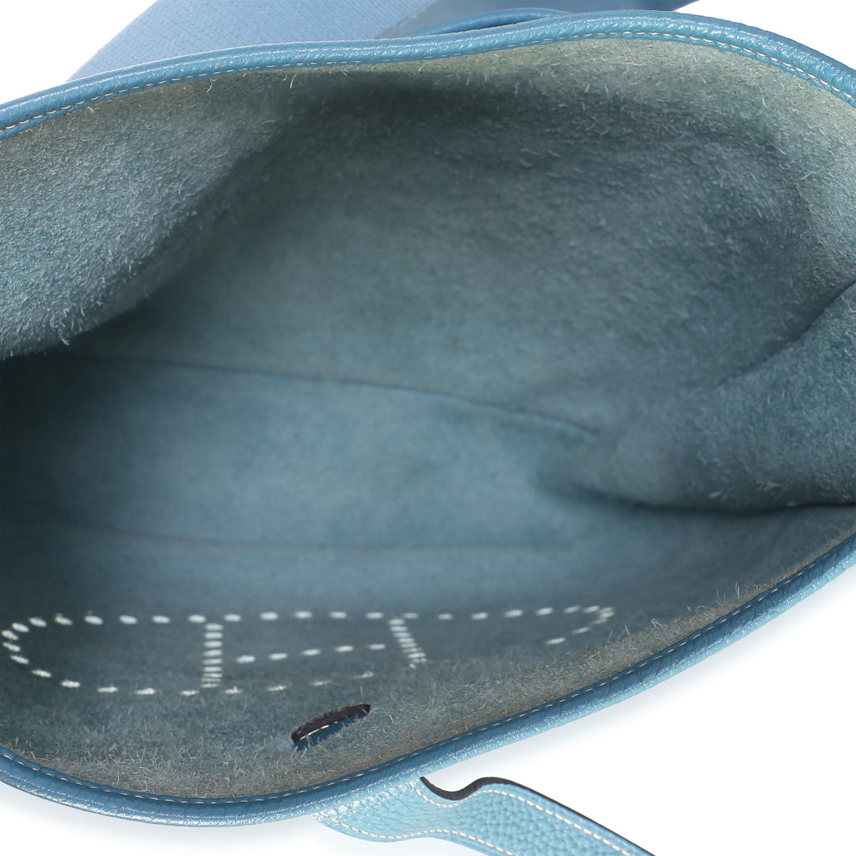 Hermès Bleu Jean Clemence Evelyne III 29 PHW Handbag 8