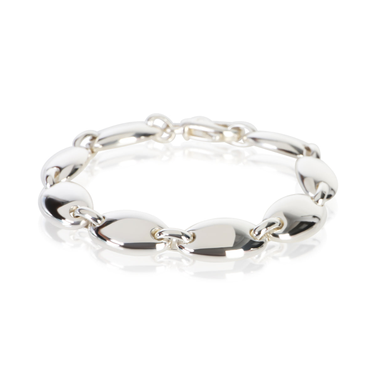 Tiffany & Co. Sterling Silver Vintage Pebble Link Bracelet
