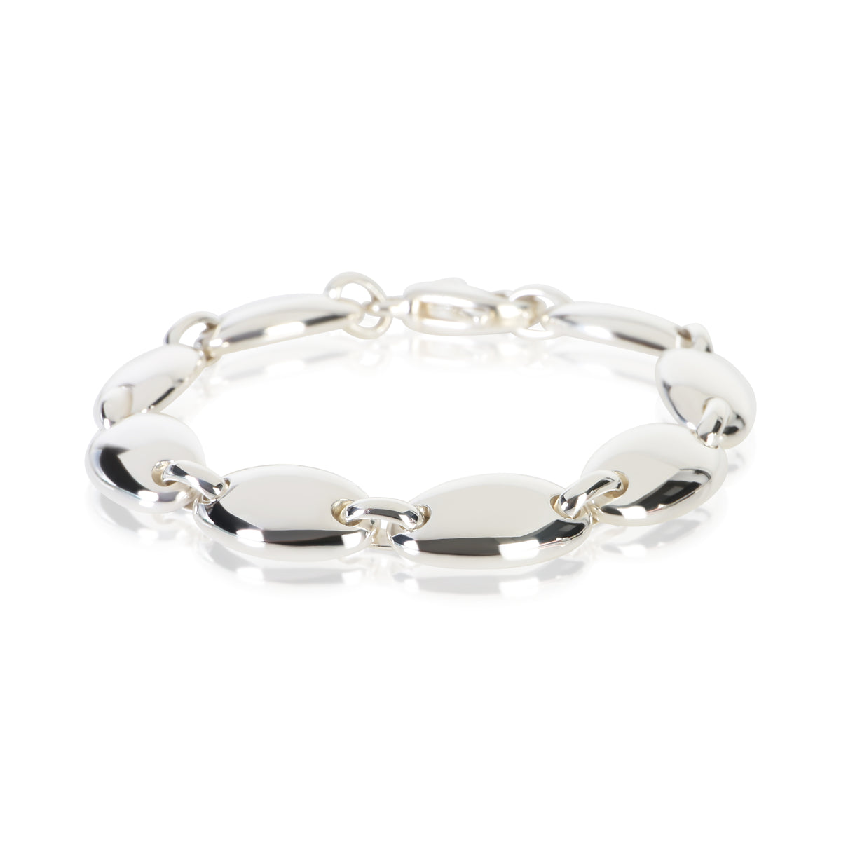 Tiffany & Co. Sterling Silver Vintage Pebble Link Bracelet