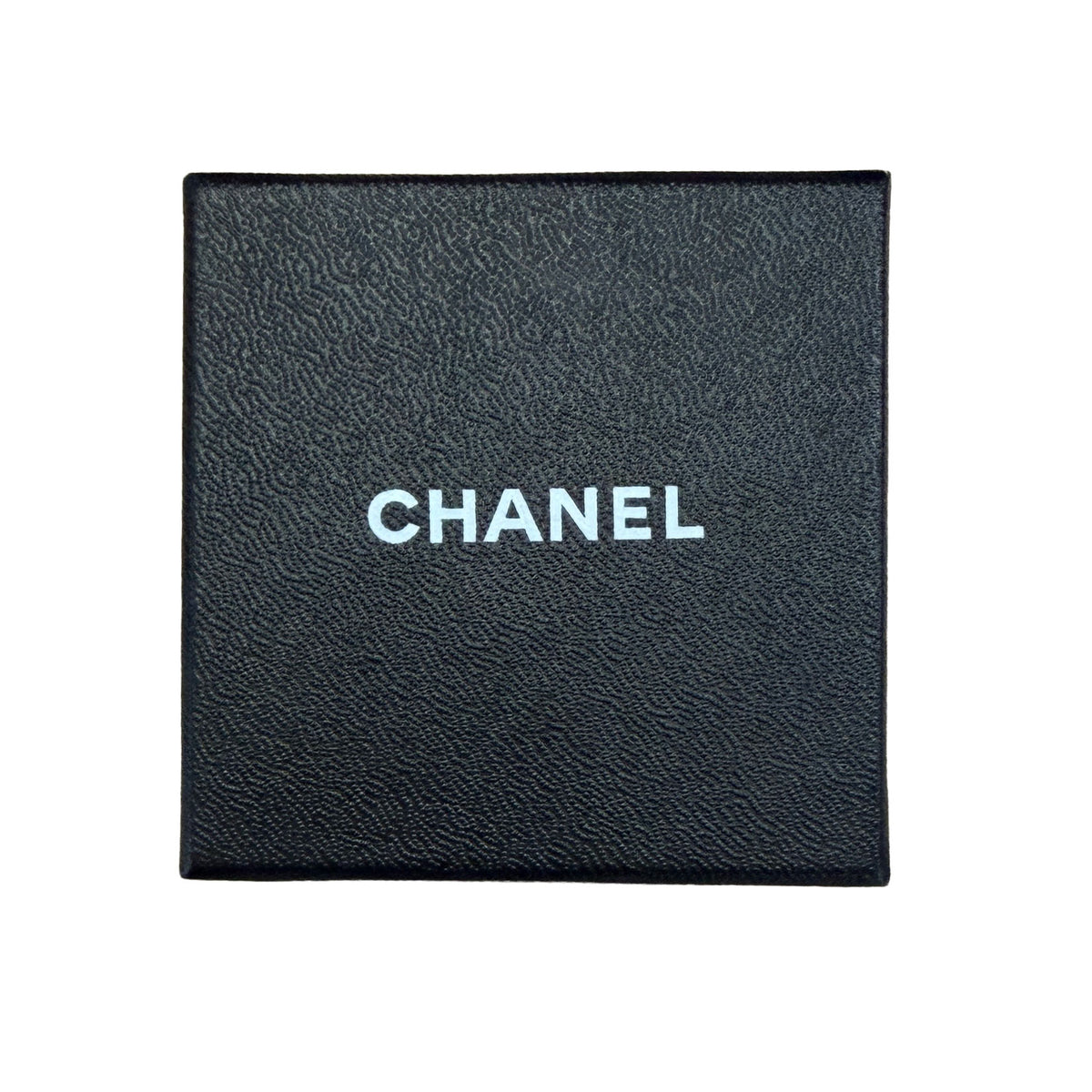 Chanel White & Pink Enamel CC Earrings box