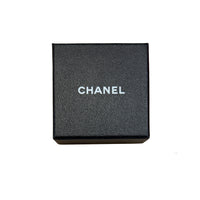 Chanel 2022 Oval Leather & Strass CC Earrings box