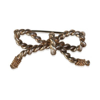 Tiffany & Co. Yellow Gold & Sterling Silver Bow Brooch fv