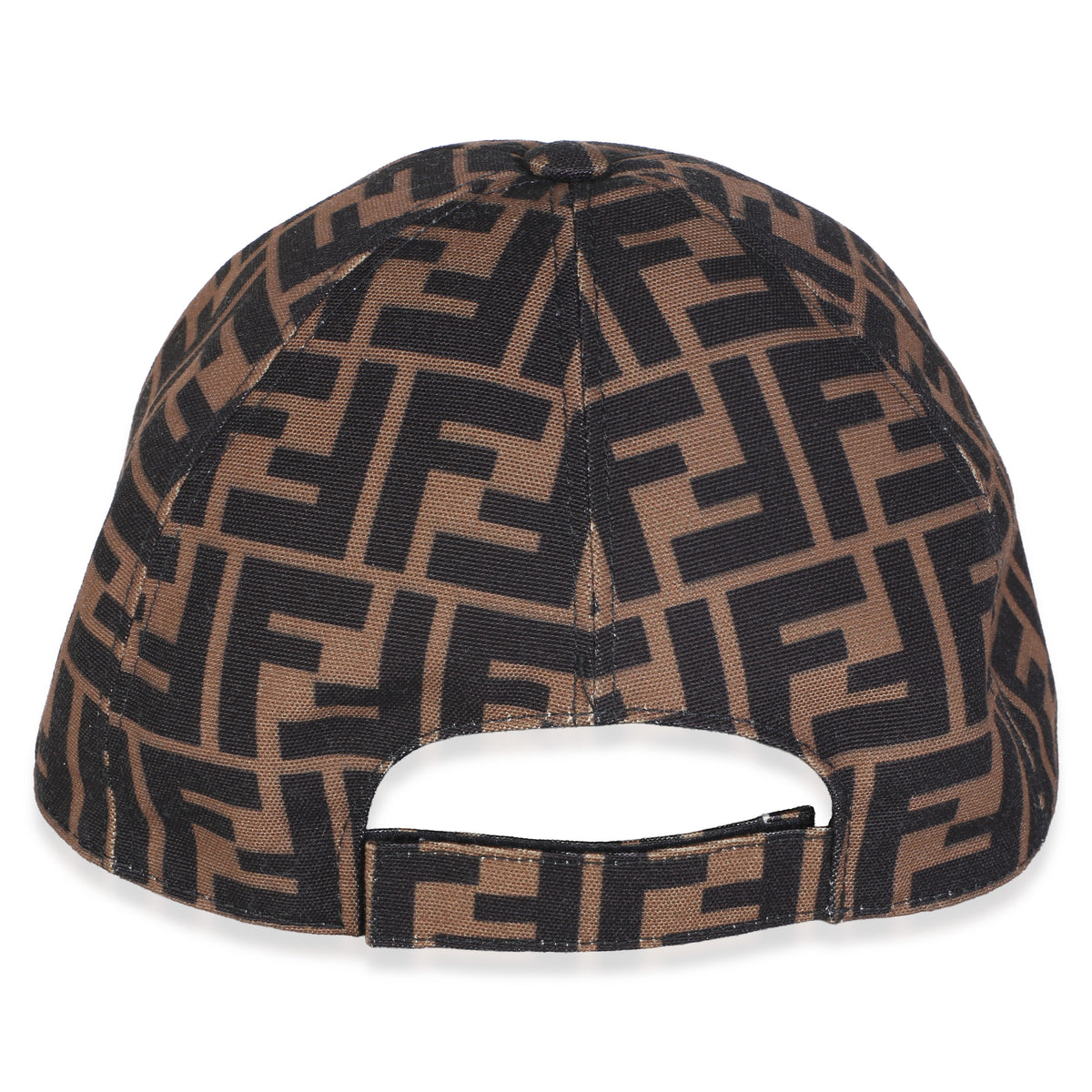 Fendi Tobacco Red FF Reloaded Canvas Baseball Hat 3