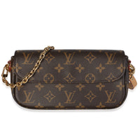 Louis Vuitton Monogram Canvas Ivy Wallet On Chain Handbag fv