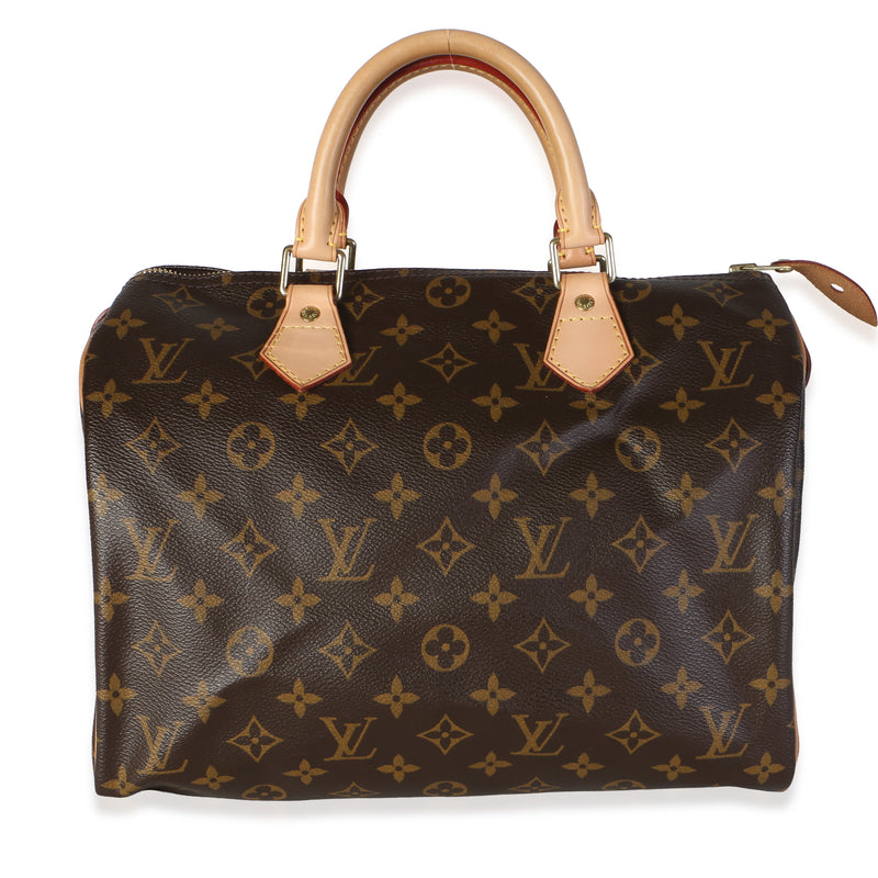 Louis Vuitton Monogram Canvas Speedy 30 Handbag fv