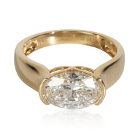 myGemma 2.08 ctw Yellow Gold Lab Grown Diamond Engagement Ring fv