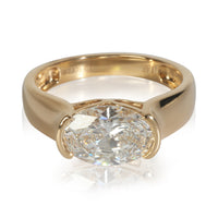 myGemma 2.08 ctw Yellow Gold Lab Grown Diamond Engagement Ring bv