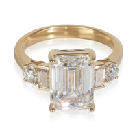 myGemma 4.86 ctw Yellow Gold Lab Grown Diamond Engagement Ring av