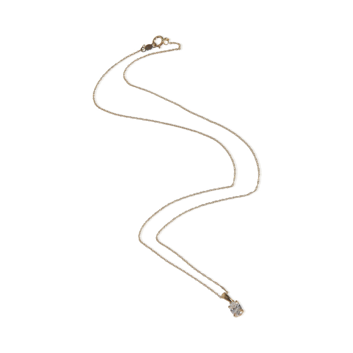 myGemma 0.51 ctw Yellow Gold Lab Grown Diamond Pendant pv