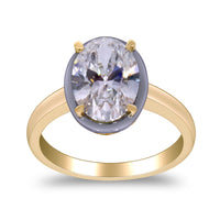 myGemma 3.02 ctw Yellow Gold Lab Grown Diamond Engagement Ring 4