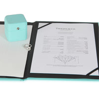 Tiffany & Co. 2.57 ct Round Brilliant Diamond Pave Solitaire Engagement Ring ad1