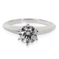 Tiffany & Co. 0.88 ct Round Brilliant Diamond Engagement Ring fv