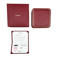 Cartier Yellow Gold Diamond Love Bracelet box