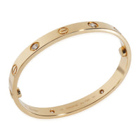 Cartier Yellow Gold Diamond Love Bracelet bv