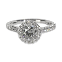 Cartier 0.9 ct Round Brilliant Diamond Destinee Engagement Ring fv