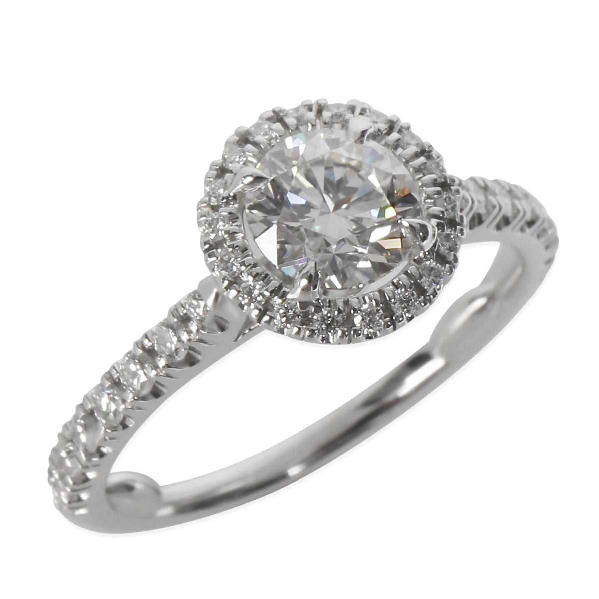Cartier 0.9 ct Round Brilliant Diamond Destinee Engagement Ring av