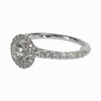 Cartier 0.9 ct Round Brilliant Diamond Destinee Engagement Ring sv