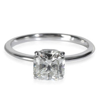 Tiffany & Co. 1.3 ct Cut Cornered Square Cut Diamond Tiffany True Solitaire fv