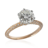 Tiffany & Co. 1.74 ct Round Brilliant Diamond Tiffany Setting Engagement Ring clasp