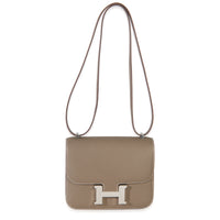 Hermès Etoupe Epsom Constance 18 PHW Handbag av