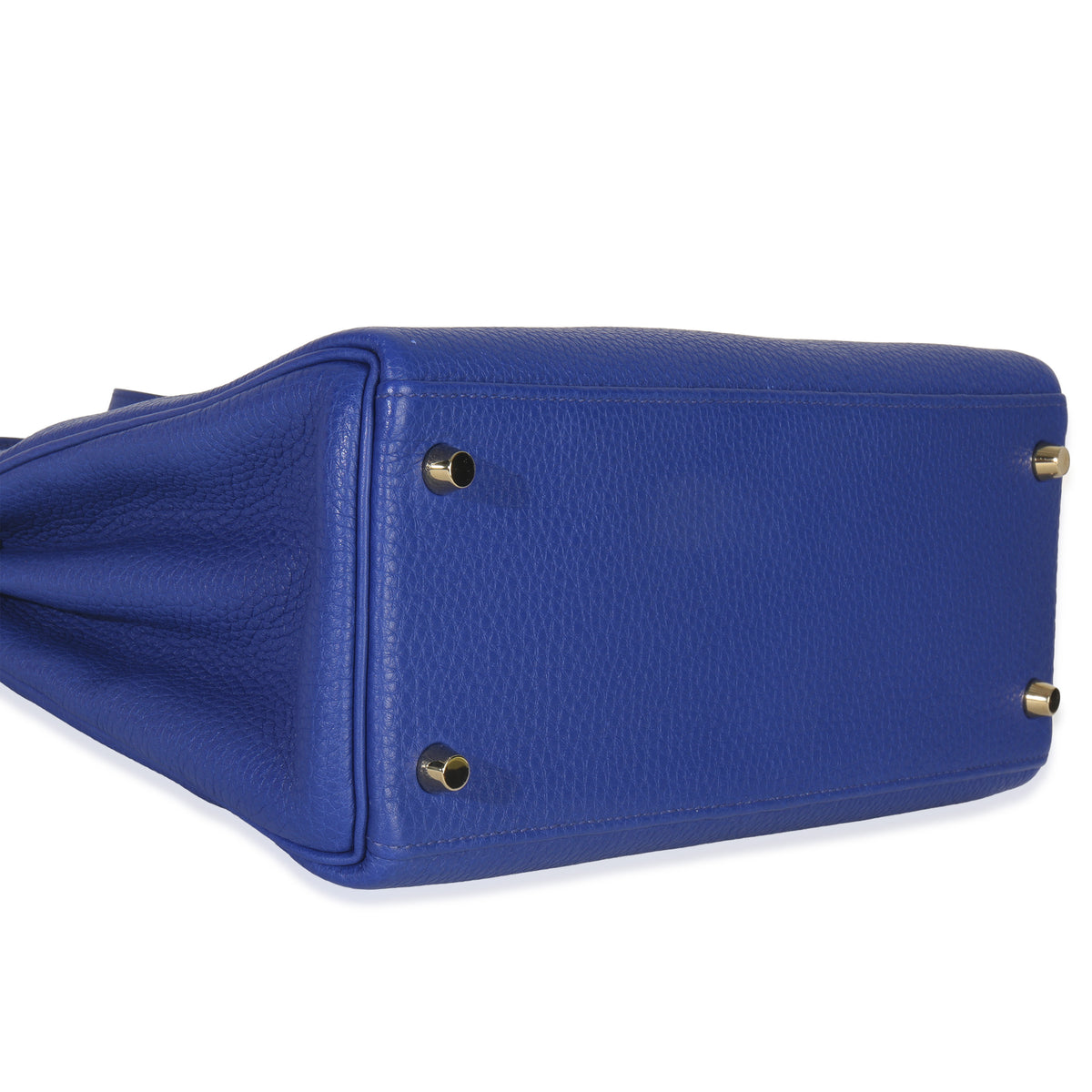 Hermès Bleu Electrique Togo Retourne Kelly 28 GHW Handbag ad1