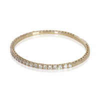 myGemma Yellow Gold Diamond Flexible Bangle Bracelet sv