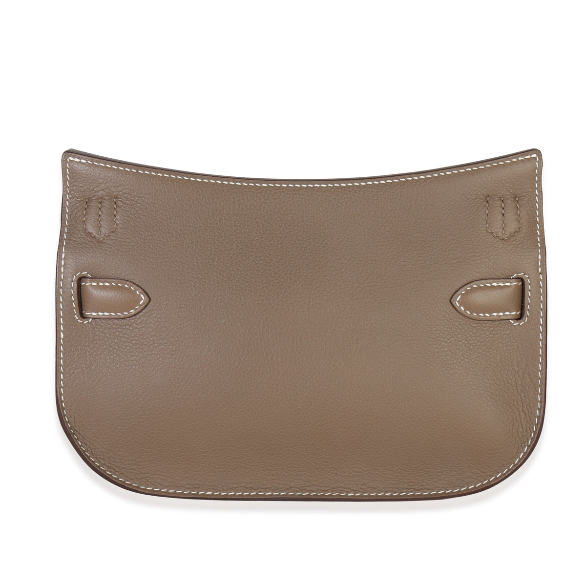 Hermès Etoupe Evercolor Mini Jypsiere GHW Handbag stamp