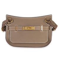 Hermès Etoupe Evercolor Mini Jypsiere GHW Handbag sv