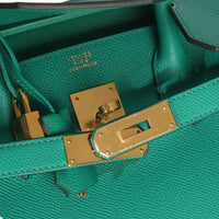 Hermès Vert Jade Epsom Birkin 30 GHW Handbag ad2