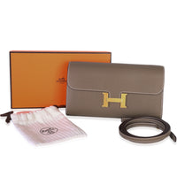 Hermès Etoupe Epsom Constance Long Wallet To Go GHW Handbag ad1