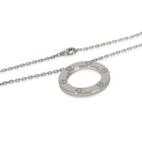 Cartier White Gold  Love Necklace pv