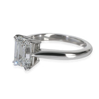 Harry Winston 1.91 ct Emerald Diamond Solitaire Engagement Ring sv