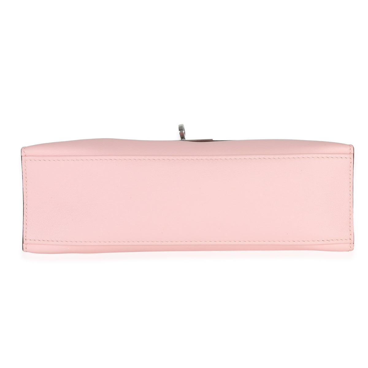 Hermès Rose Sakura Swift Kelly Pochette PHW Handbag stamp