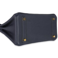 Hermès Bleu Nuit Togo Birkin 25 GHW Handbag box