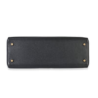 Hermès Vintage Black Ardennes Kelly 32 GHW Handbag stamp