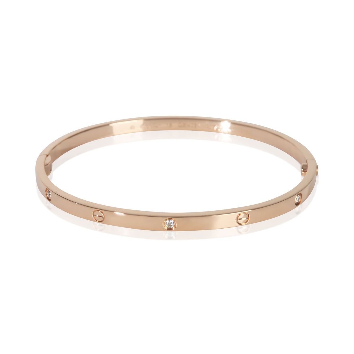 Cartier Rose Gold Diamond Small Model Love Bracelet fv