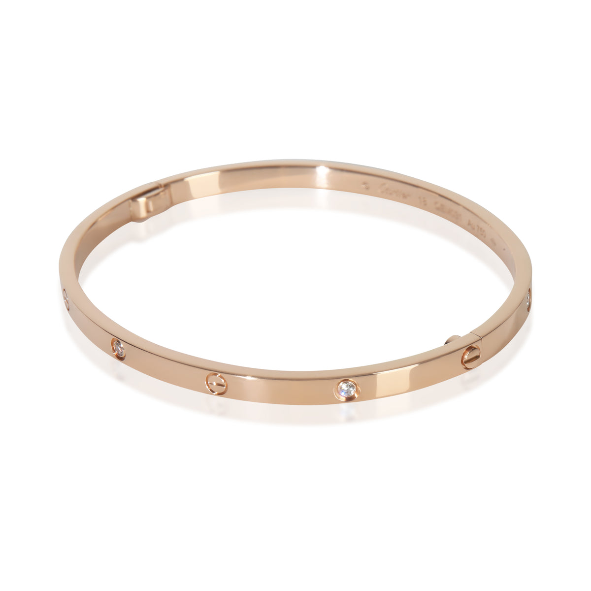 Cartier Rose Gold Diamond Small Model Love Bracelet sv