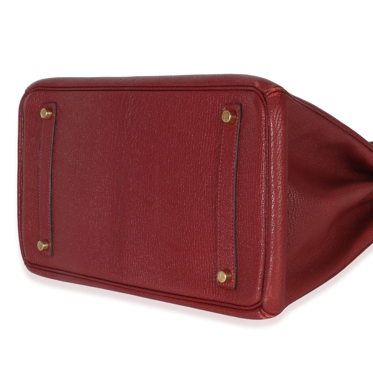 Hermès Rouge Grenat Chevre de Coromandel Birkin 35 PHW Handbag box