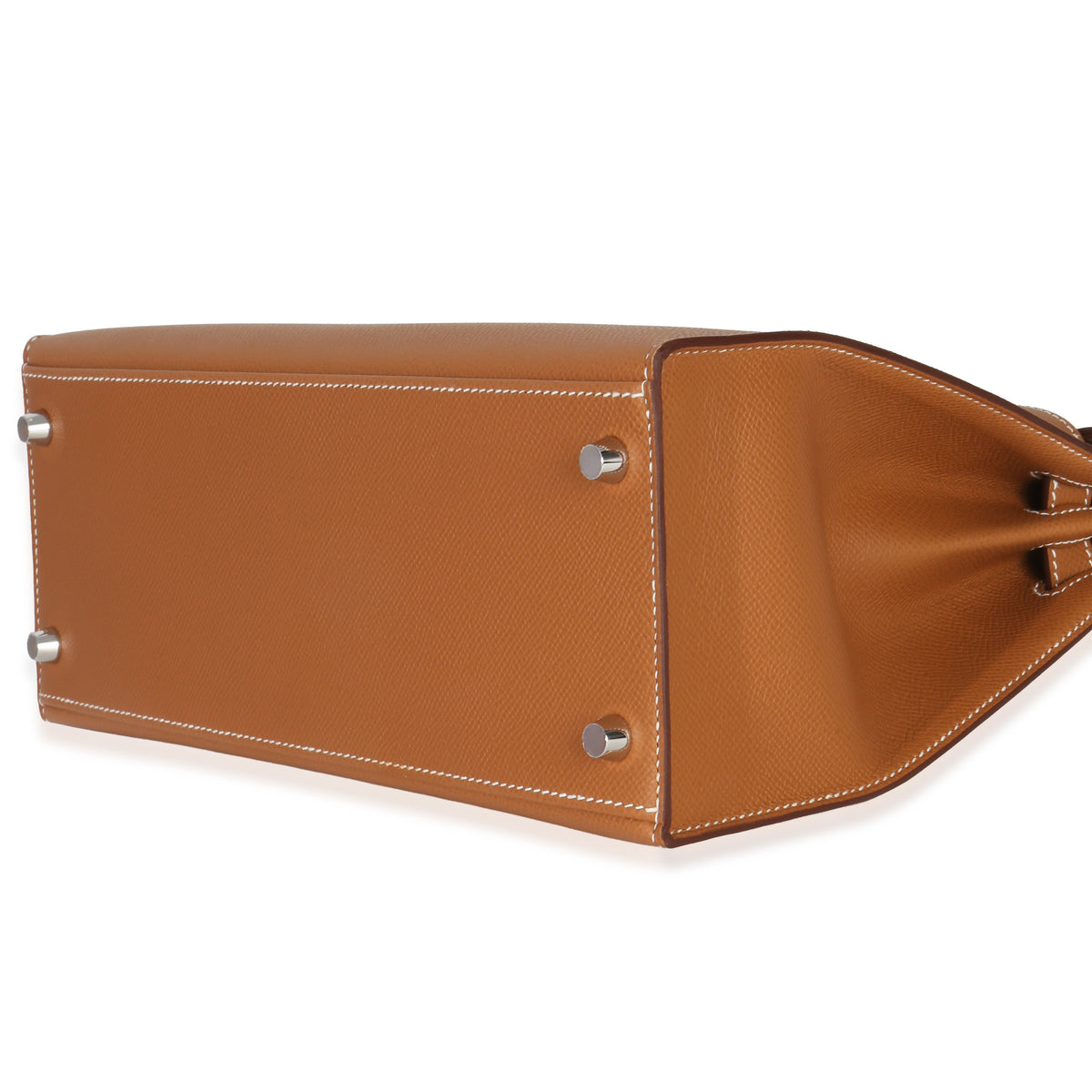 Hermès Gold Epsom Sellier Kelly 28 PHW Handbag clasp