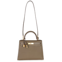 Hermès Etoupe Epsom Sellier Kelly 28 GHW Handbag ad3