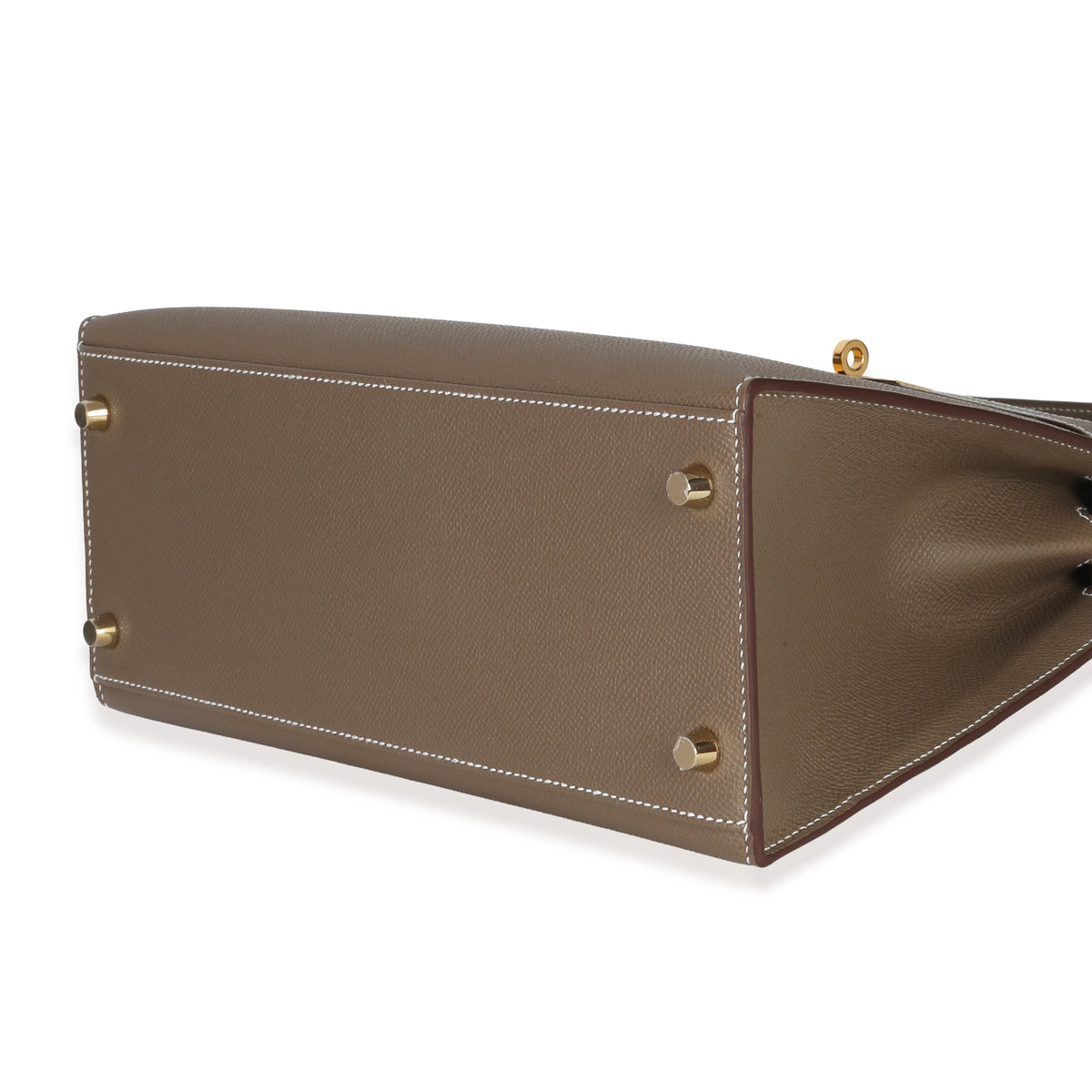 Hermès Etoupe Epsom Sellier Kelly 28 GHW Handbag clasp