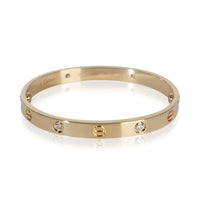 Cartier Yellow Gold Diamond Love Bracelet fv