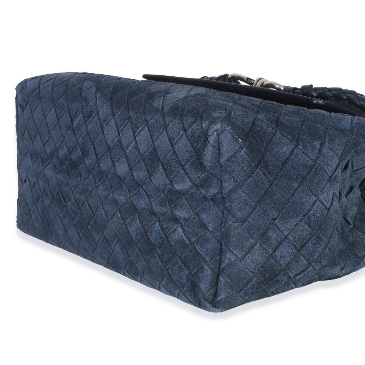 Bottega Veneta Neptune Intrecciato Suede Andiamo Messenger Bag Handbag box