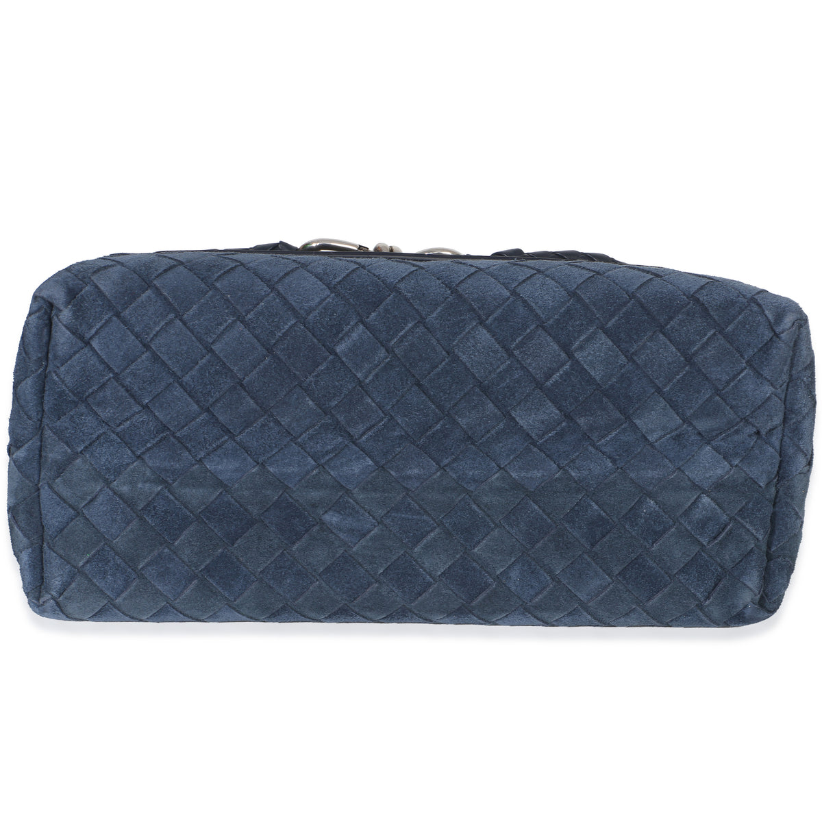 Bottega Veneta Neptune Intrecciato Suede Andiamo Messenger Bag Handbag stamp