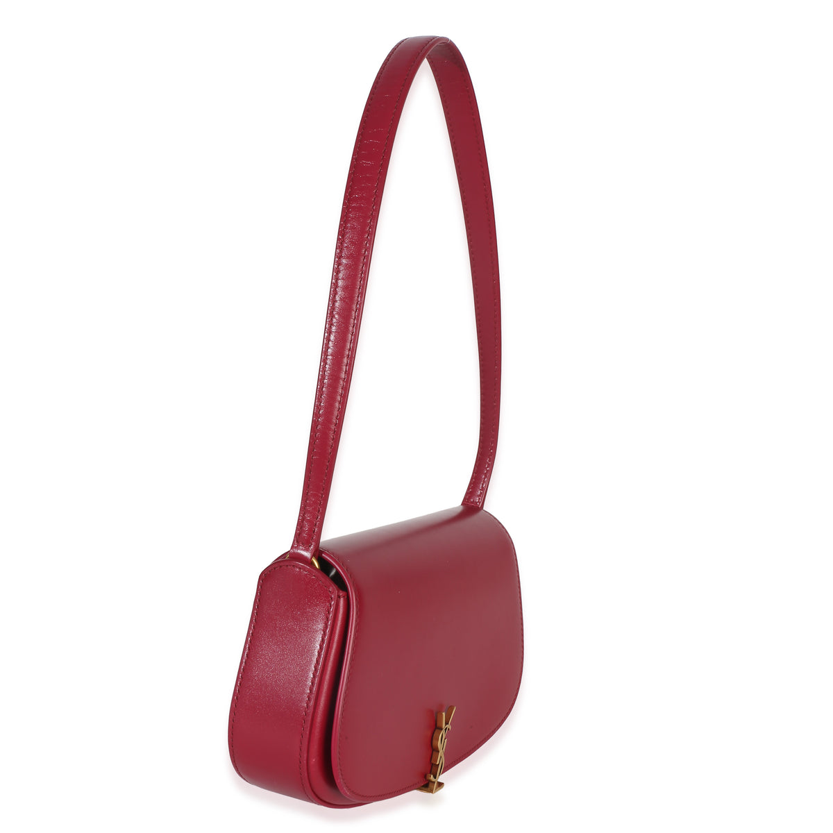 Saint Laurent Red Box Calfskin Mini Voltaire Shoulder Bag Handbag pv