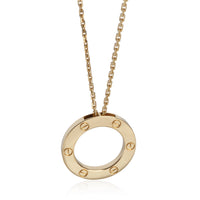 Cartier Yellow Gold  Love Necklace fv