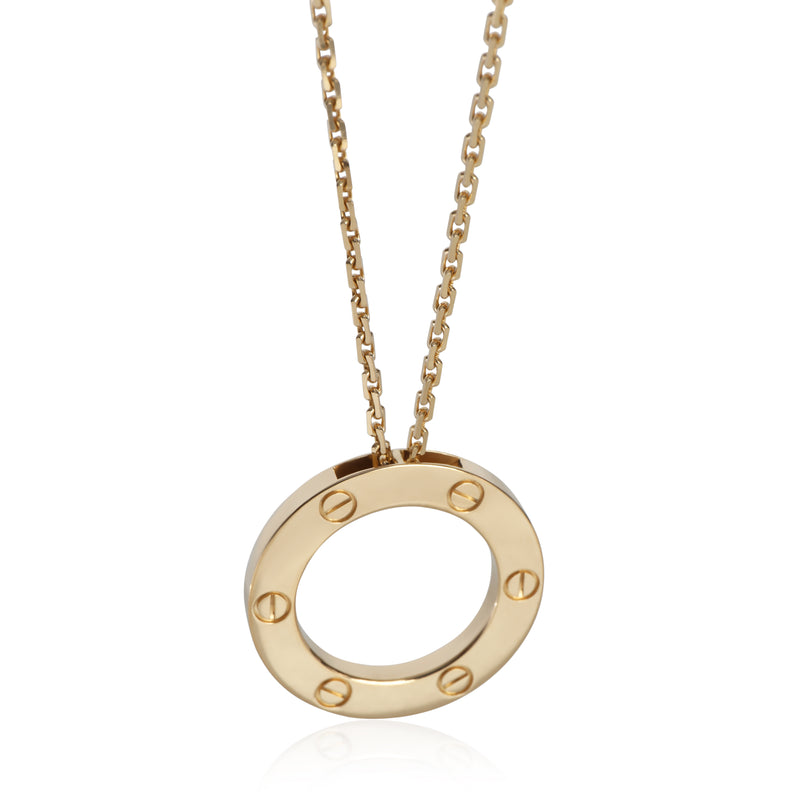 Cartier Yellow Gold  Love Necklace fv