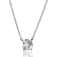 Tiffany & Co. Platinum Diamond Pendant fv