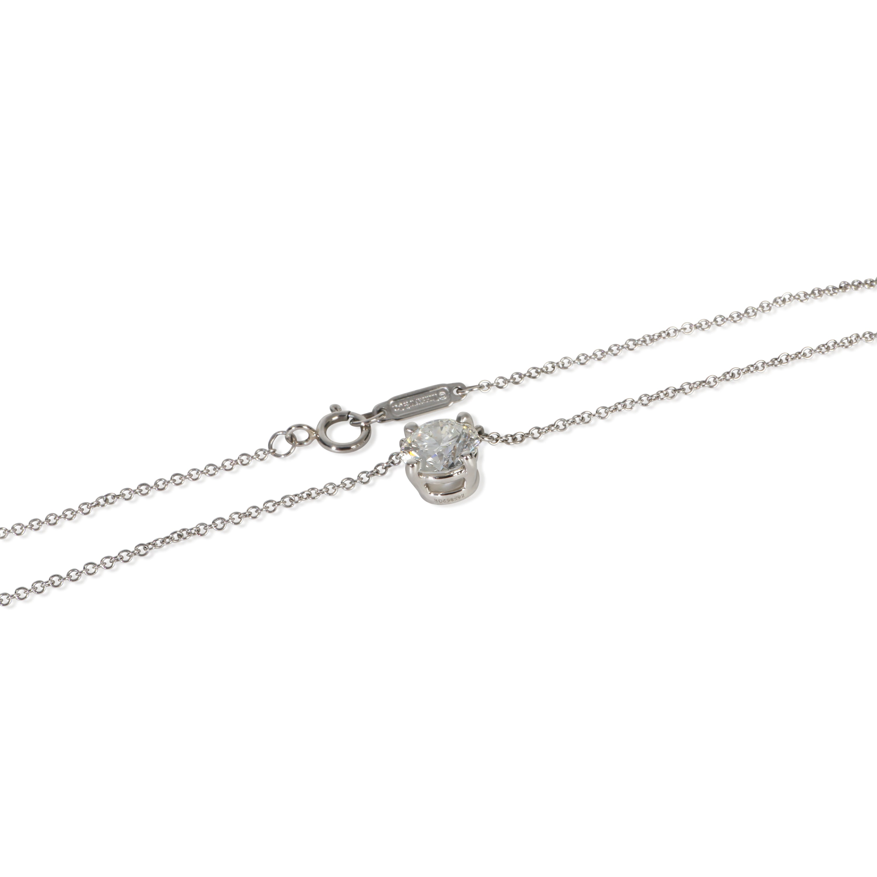Tiffany & Co. Platinum Diamond Pendant fv