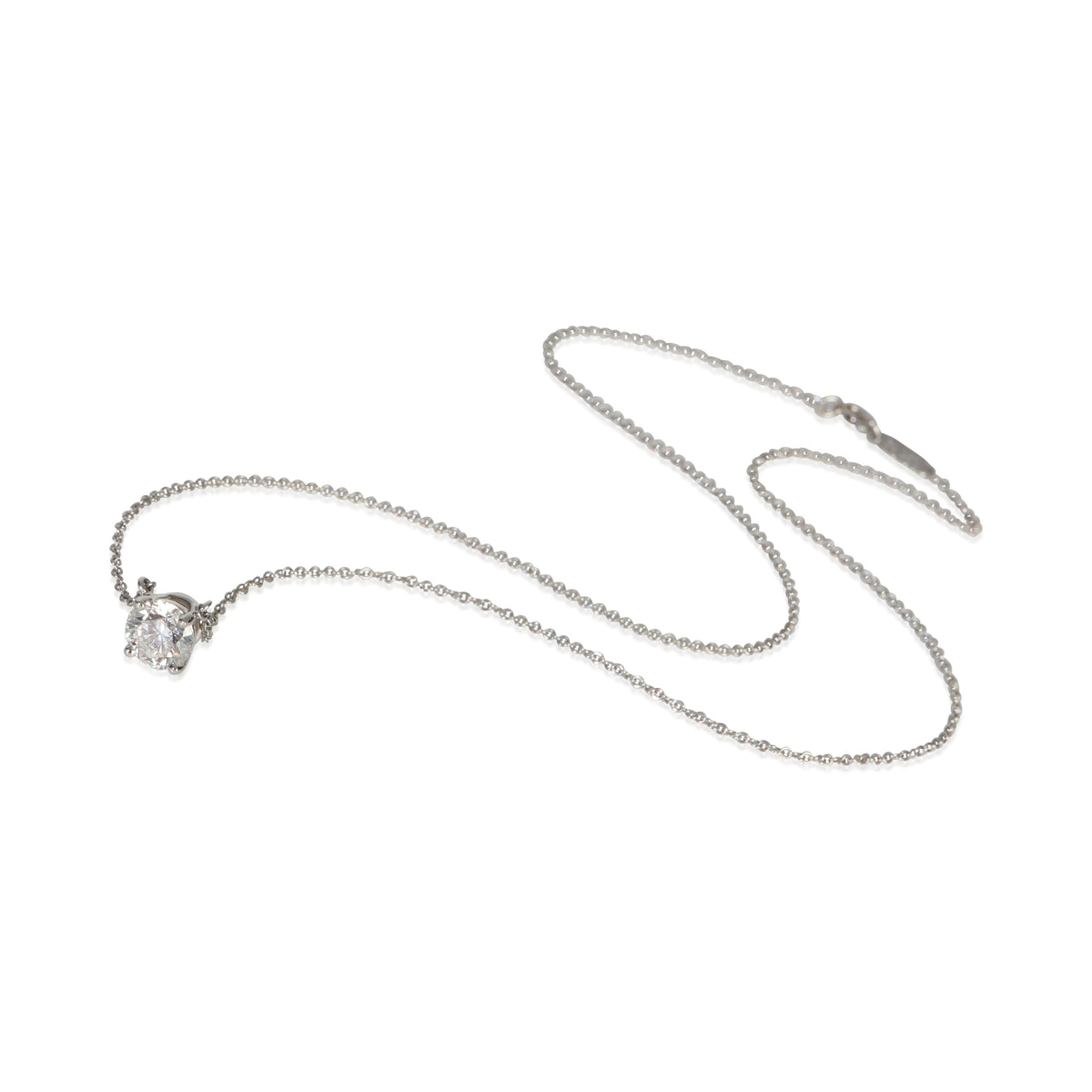 Tiffany & Co. Platinum Diamond Pendant pv